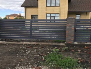 Забор жалюзи 72 метра фото в Ликино-Дулёво