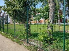 3D заборы для школы 90 метров фото в Ликино-Дулёво