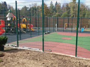 Забор на детскую площадку 50 метров фото в Ликино-Дулёво